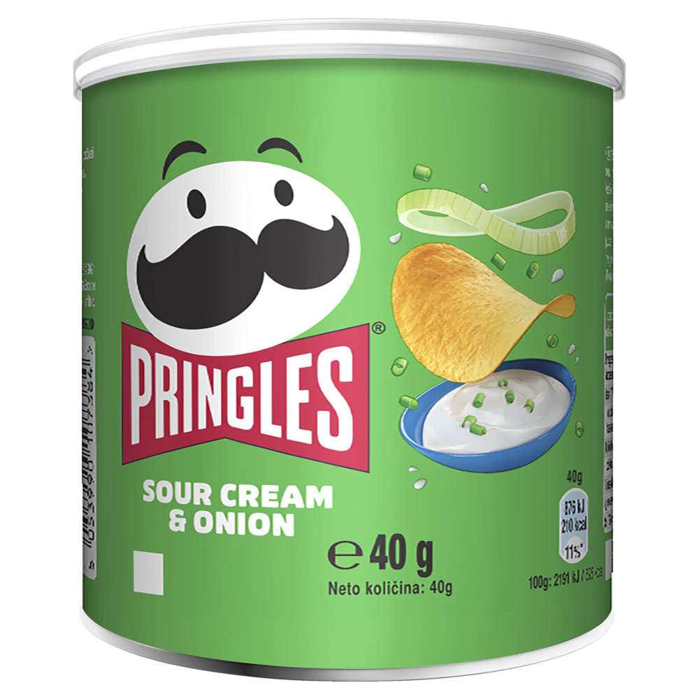 Pringles Smetana Cibule 12 x 40 g
