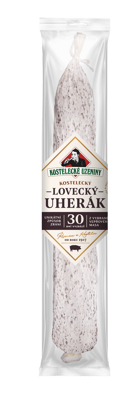 KOSTELECKÉ UZENINY Lovecký uherák chlaz. 300 g