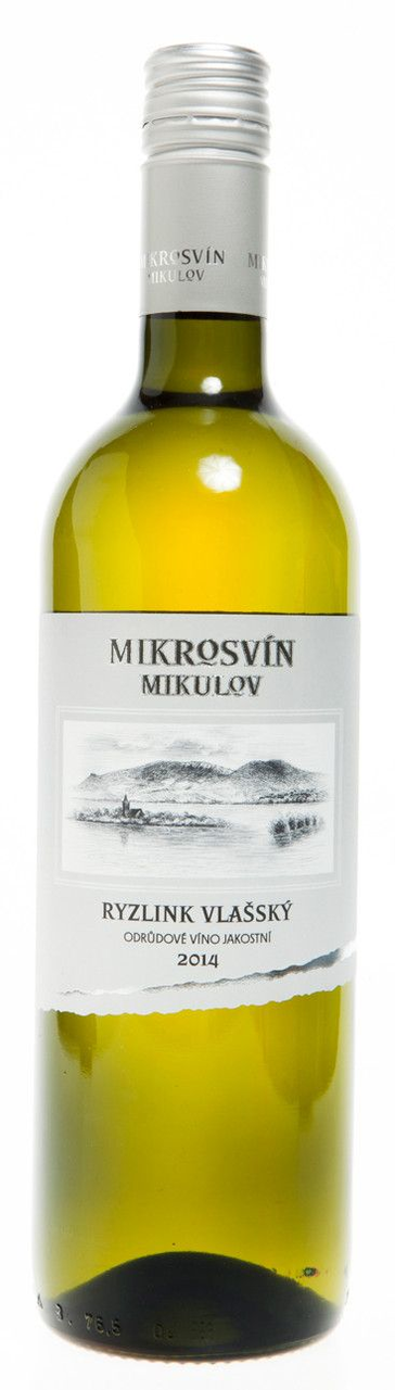 MIKROSVÍN Mikulov Ryzlink vlašský jakostní 6 x 750 ml