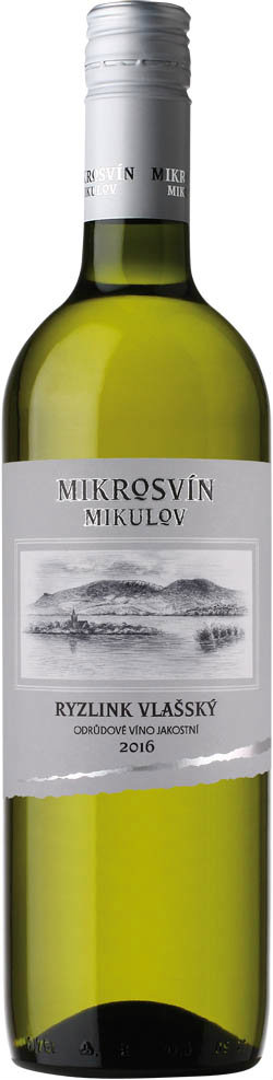 MIKROSVÍN Mikulov Ryzlink vlašský jakostní 750 ml