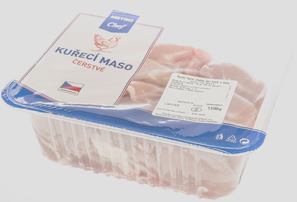 METRO Chef Kuřecí stehno horní bez kosti a kůže chlaz. váž. cca 1,5 kg