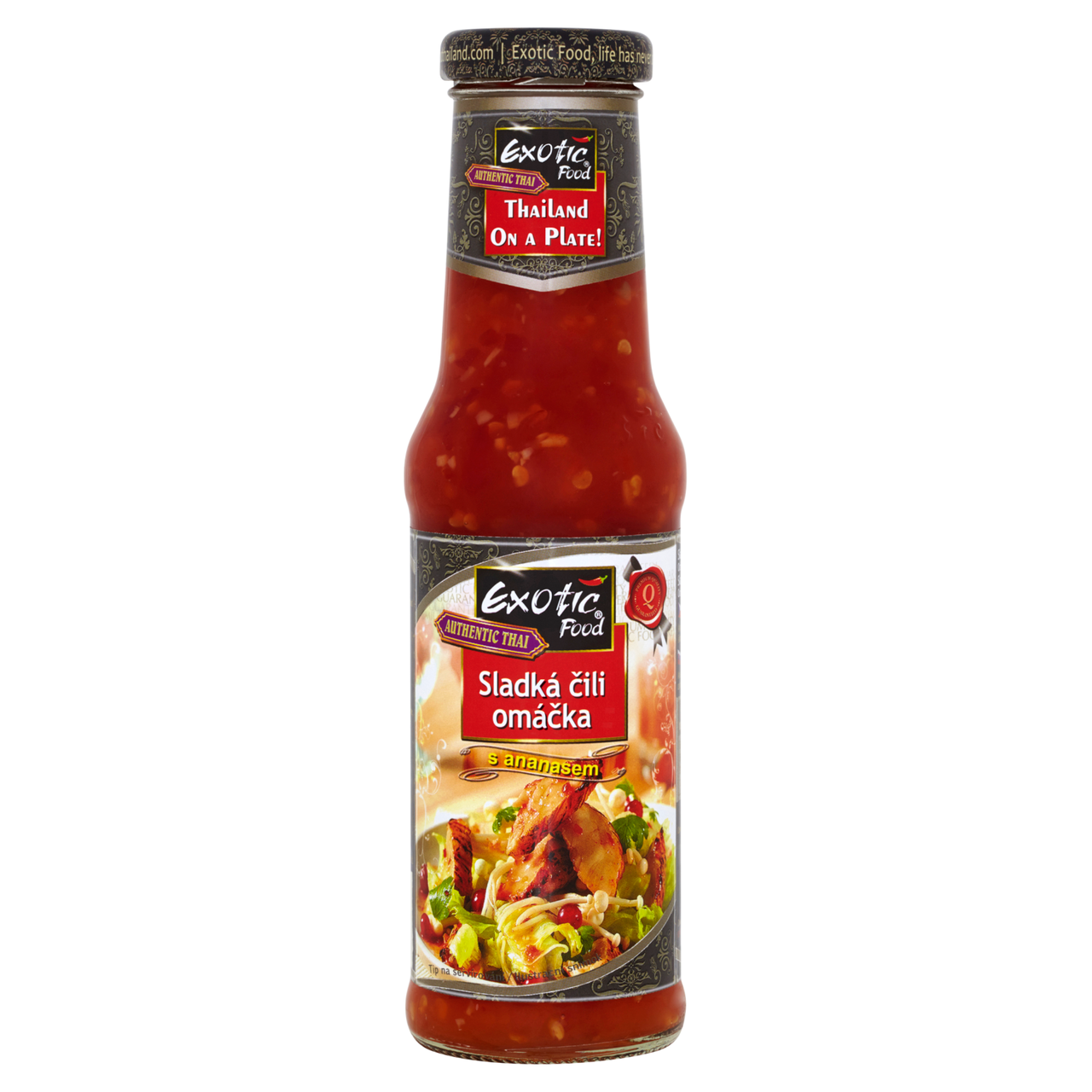 EXOTIC FOOD Chilli omáčka sladká s ananasem 250 ml