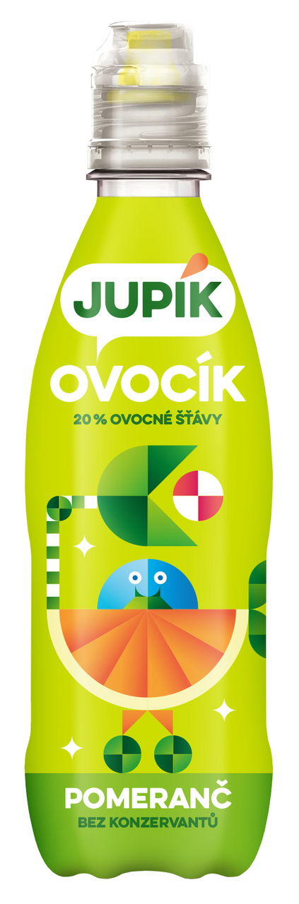 Jupík Pomeranč ovocný nápoj 12 x 330 ml PET