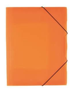 aro Desky s gumou 3chlopně PP oranžové 5 ks