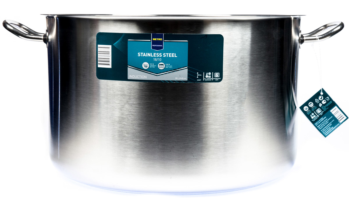 METRO PROFESSIONAL Hrnec 30 l 40 cm nerez 1 ks