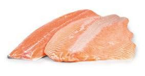 Losos obecný skotský filety trim D chlaz. váž. cca 1,4 - 1,7 kg