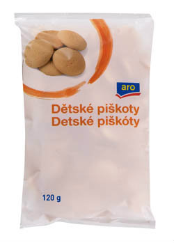 aro Piškoty dětské 16 x 120 g
