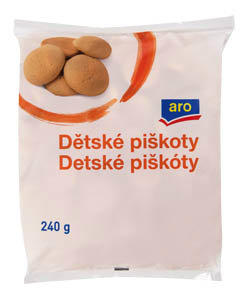 aro Piškoty dětské 10 x 240 g