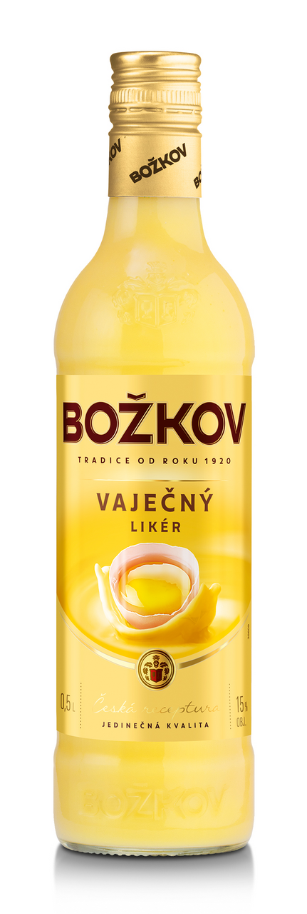 BOŽKOV Vaječný likér 15 % 500 ml
