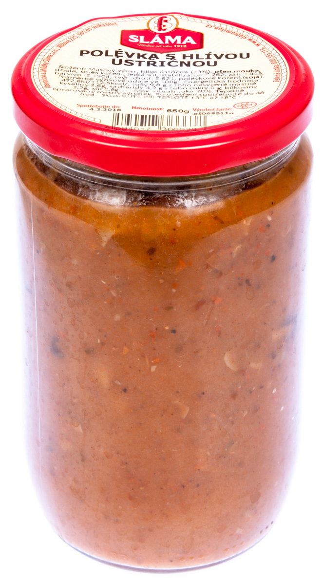 SLÁMA Lahůdky Polévka s hlívou ústřičnou chlaz. 650 g