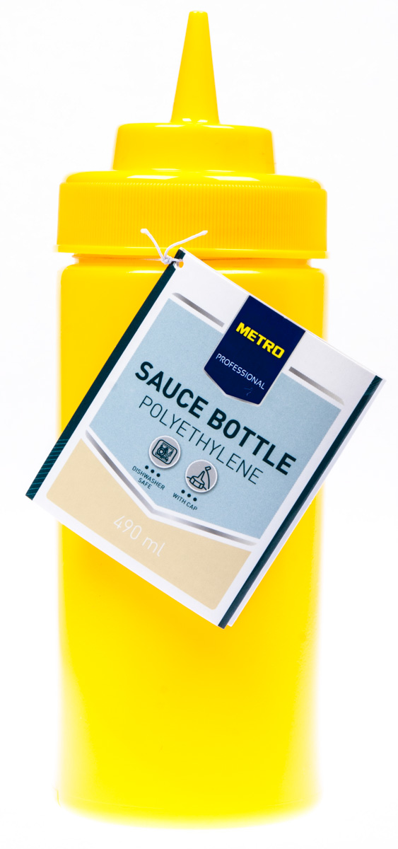METRO PROFESSIONAL Láhev dávkovací 490 ml žlutá 1 ks