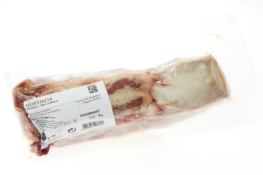 Telecí jazyk mraž. váž. cca 900 g