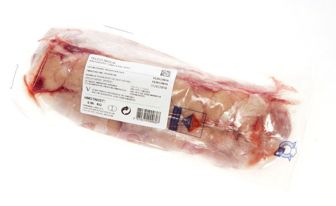 Telecí brzlík mraž. váž. cca 1 kg