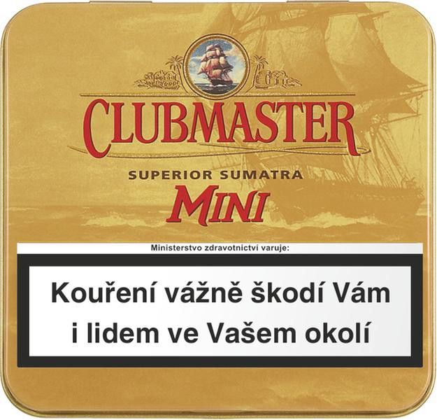 CLUBMASTER Mini Sumatra Q/R doutníky 20 ks