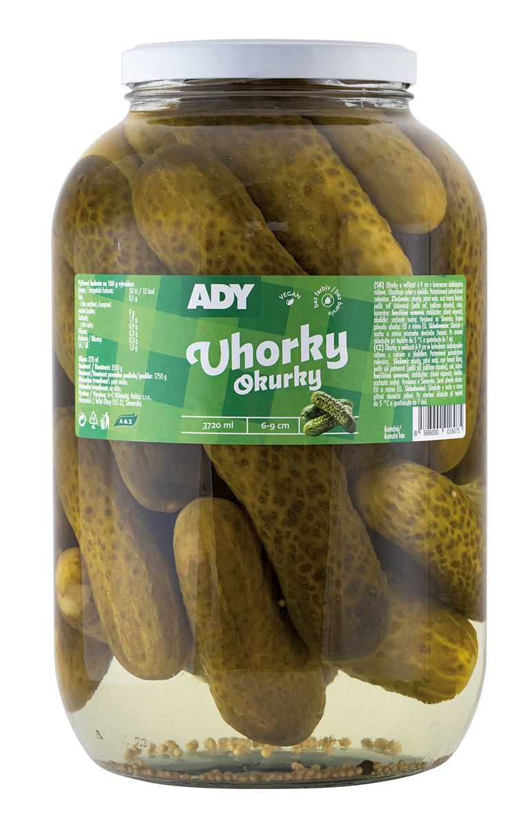 ADY Okurky 6 - 9 cm 3,5 kg