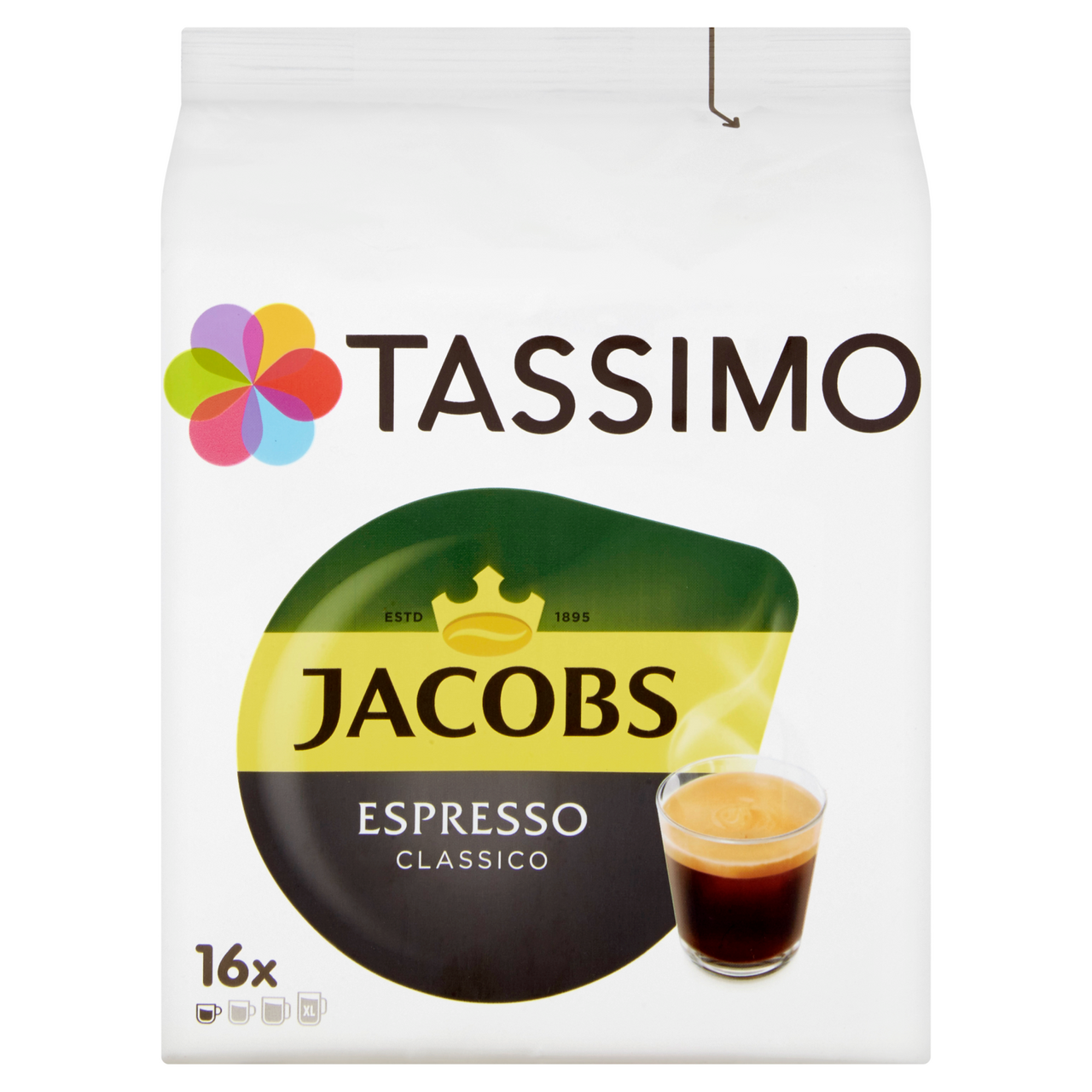 TASSIMO JACOBS espresso classico 16 ks kapsle