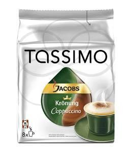 TASSIMO JACOBS Krönung Cappuccino (8 x 26 g + 8 x 6,5 g) kapsle