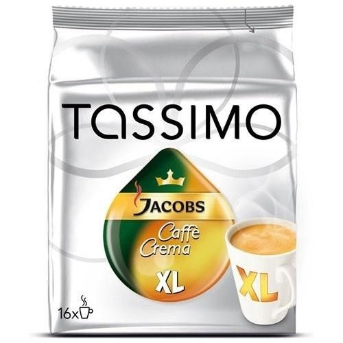 TASSIMO JACOBS Krönung café crema XL 16 x 8,3 g kapsle