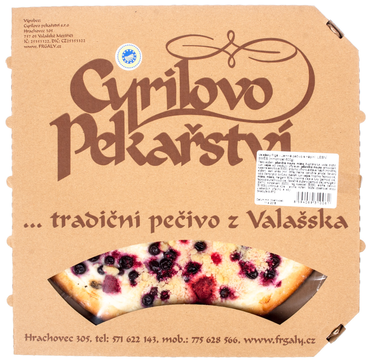 CYRILOVO PEKAŘSTVÍ Valašský frgál lesní směs 600 g