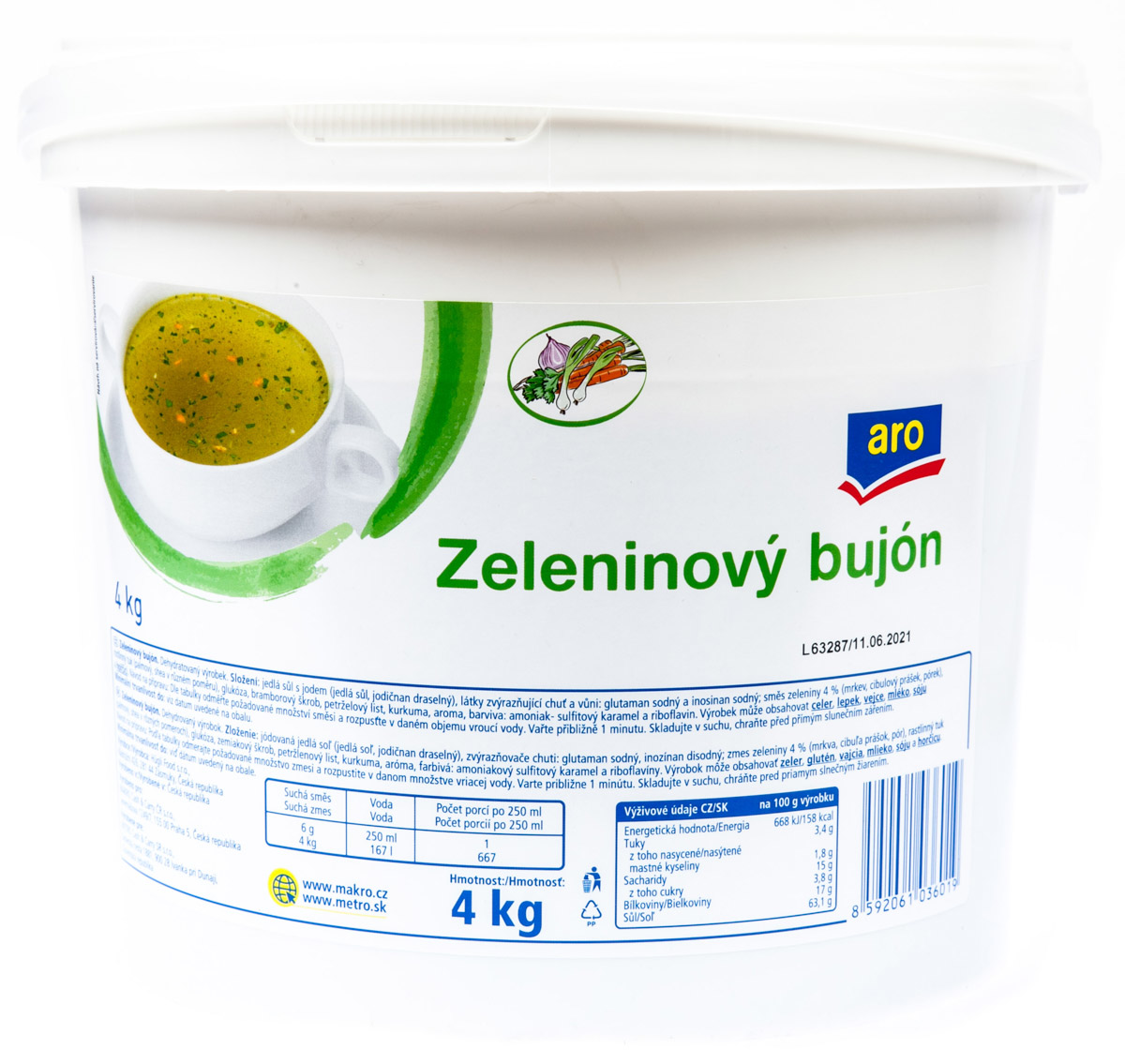 aro Bujón zeleninový 4 kg