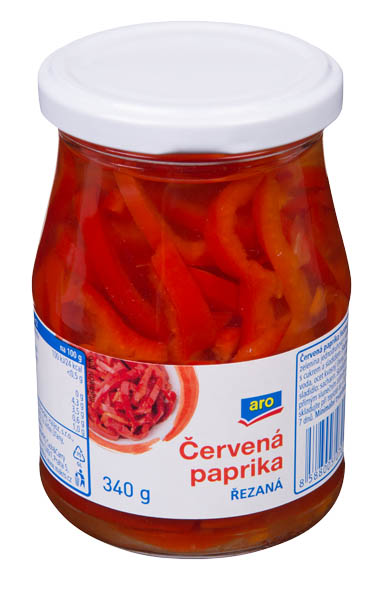 aro Paprika červená řezy 6 x 340 g