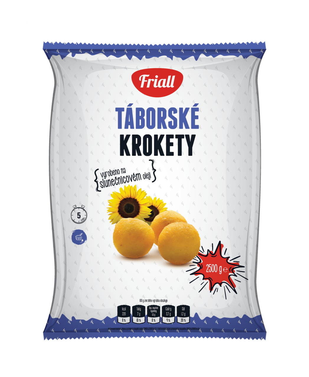 FRIALL Táborské krokety mraž. 2,5 kg