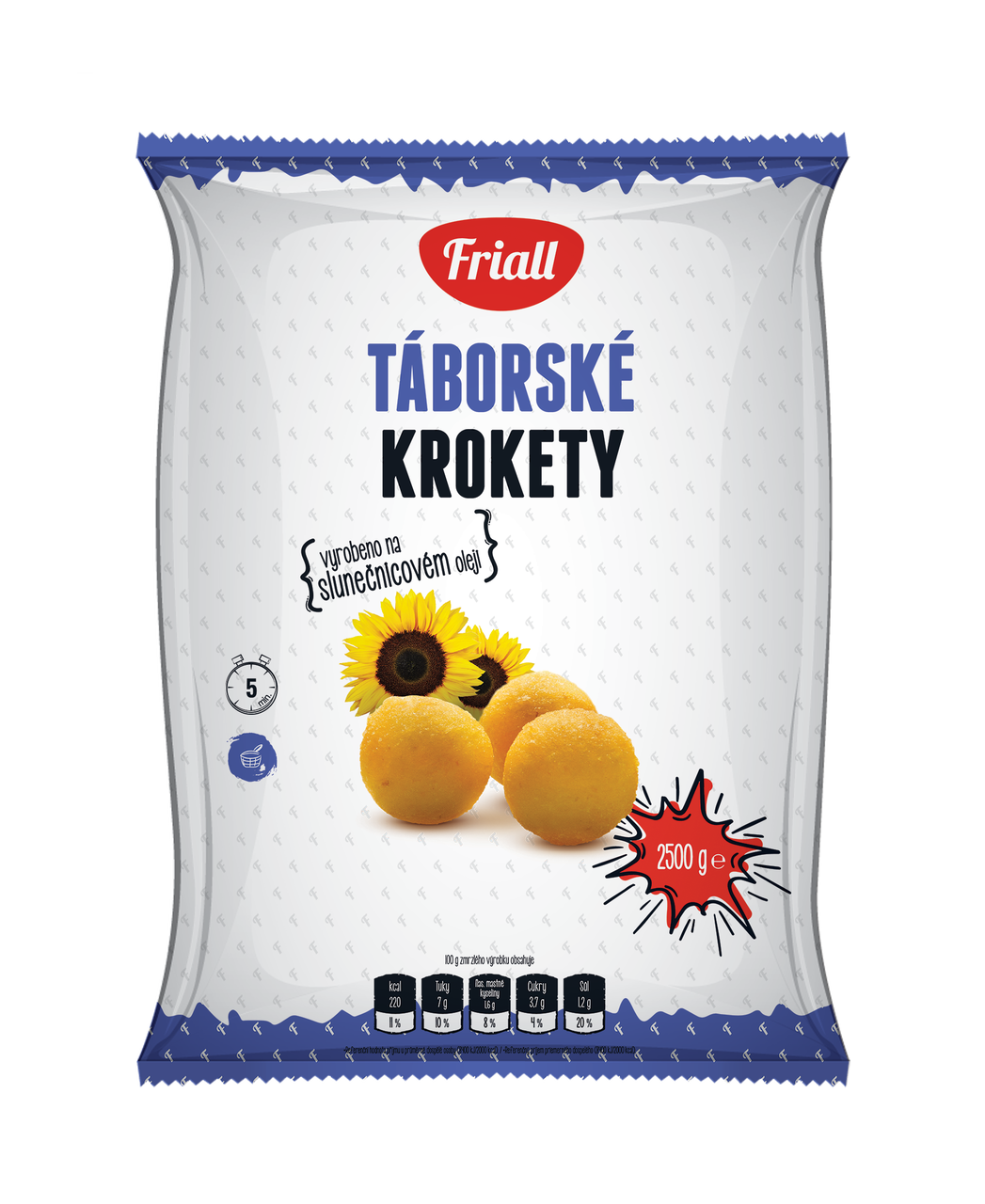 FRIALL Táborské krokety mraž. 2,5 kg