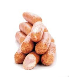 KOSTELECKÉ UZENINY Klobásky moravské chlaz. váž. cca 1,5 kg