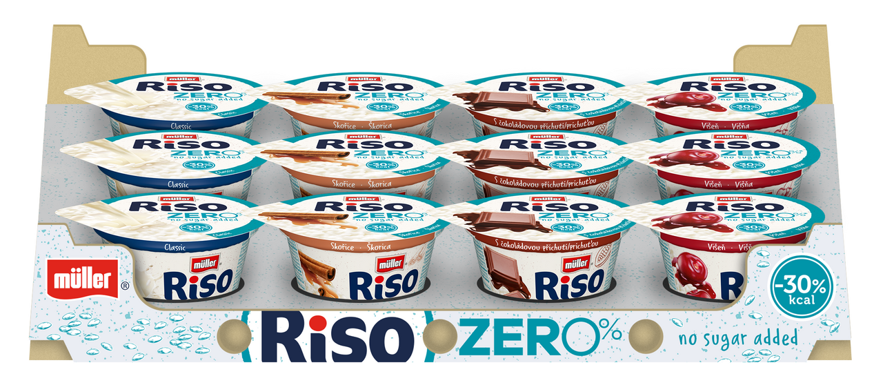 müller Riso Mléčná rýže Zero chlaz. 12 x 200 g
