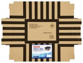 SIGMA Krabice s víkem 28 x 37 x 18 cm 2 ks