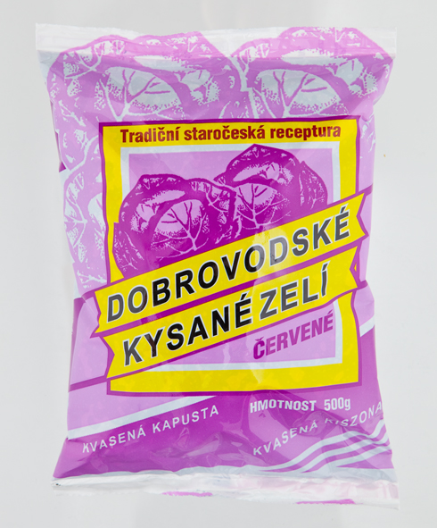Zelí kysané červené chlaz. 500 g sáček