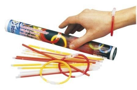 Flexio Náramky svítící 20 cm mix 15 ks