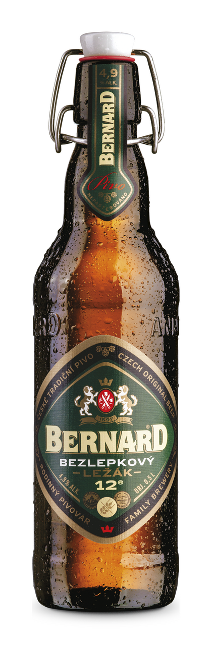 BERNARD Pivo bezlepkový ležák 11 x 500 ml vratná láhev