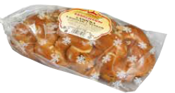 Vánočka s rozinkami, mandlemi 400 g 