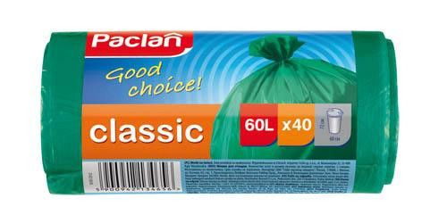 Paclan Classic Pytle na odpad 60 l 3 x 40 ks