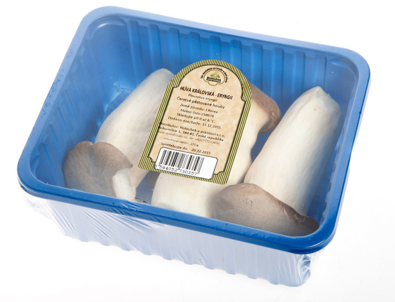 HOLOUBEK A PRAVNUCI Hlíva královská eryngii chlaz. 250 g