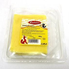 LAKTOS Eidam 45% sýr plátky chlaz. 250 g