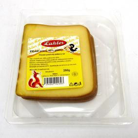 LAKTOS Eidam uzený 45% sýr plátky chlaz. 250 g