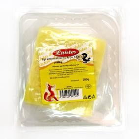 LAKTOS Ementál 45% sýr plátky chlaz. 250 g