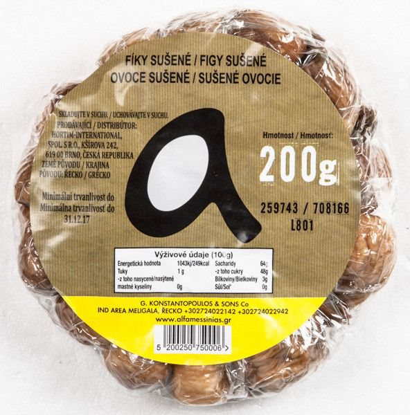 Fíky sušené 200 g 