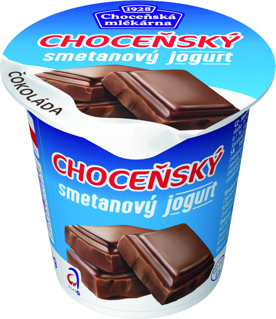 Choceňská mlékárna Choceňský Jogurt smetanový čokoláda chlaz. 10 x 150 g