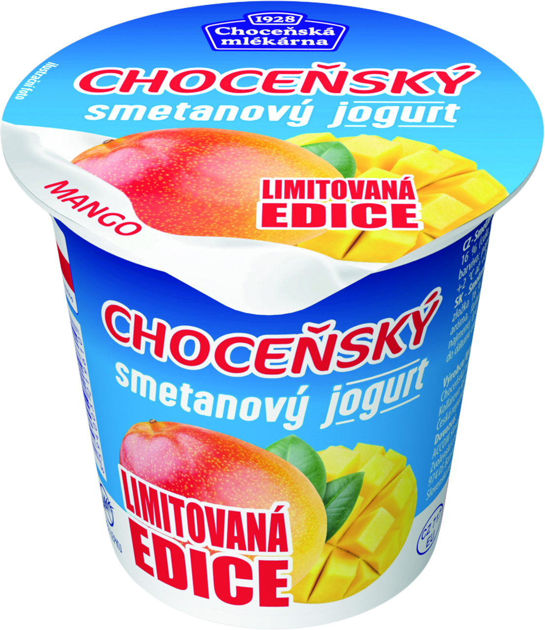 Choceňská mlékárna Jogurt smetanový mango chlaz. 10 x 150 g