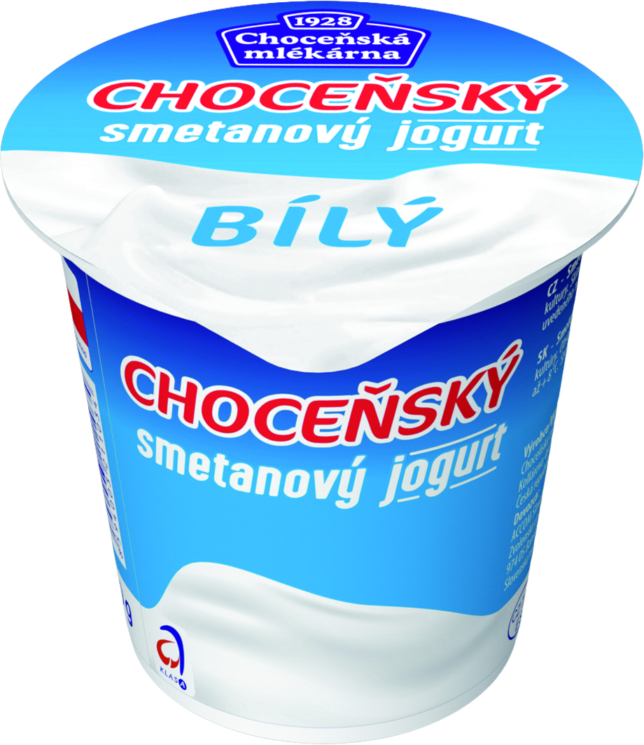 Choceňská mlékárna Choceňský Jogurt smetanový bílý 10 % tuku chlaz. 10 x 150 g