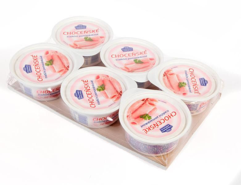 Choceňská mlékárna Choceňské Tradiční pomazánkové se šunkou chlaz. 6 x 150 g