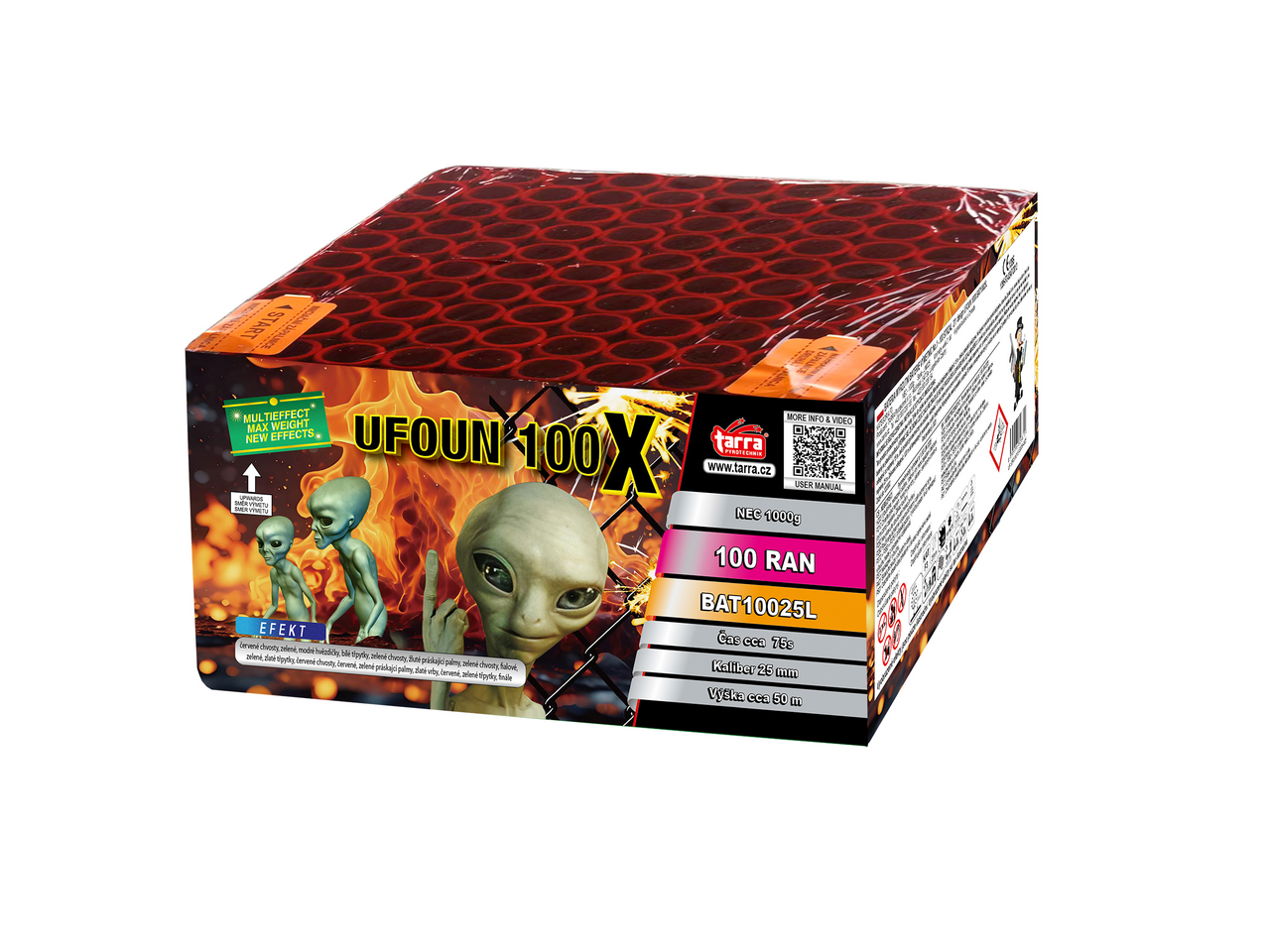 No. 1/ Ufoun/ Rio 100 ran baterie výmetnic 1 ks