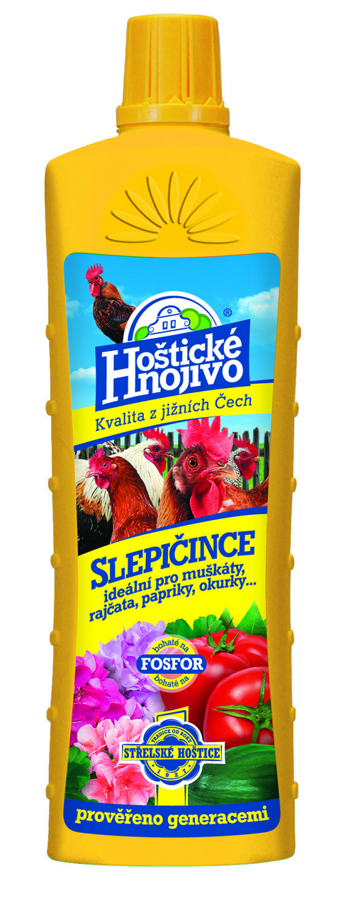 NOHEL-GARDEN Hoštické hnojivo Slepičince Fosfor 1 l 1 ks