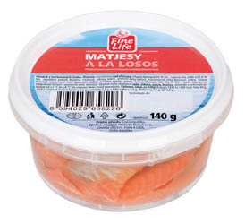 Fine Life Matjesy a la losos (pevný podíl 84 g) chlaz. 3 x 140 g