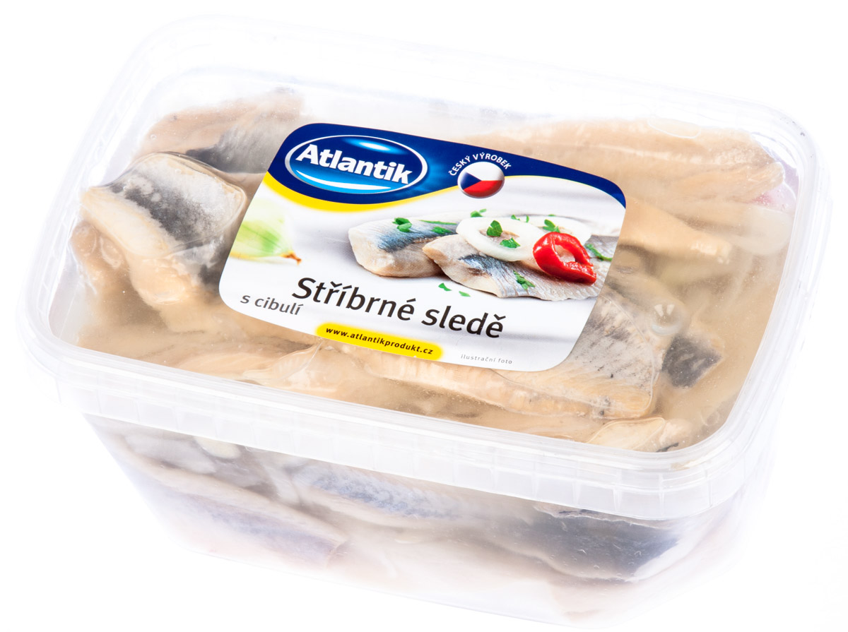 ATLANTIK Stříbrné sledě s cibulí chlaz. 1 kg