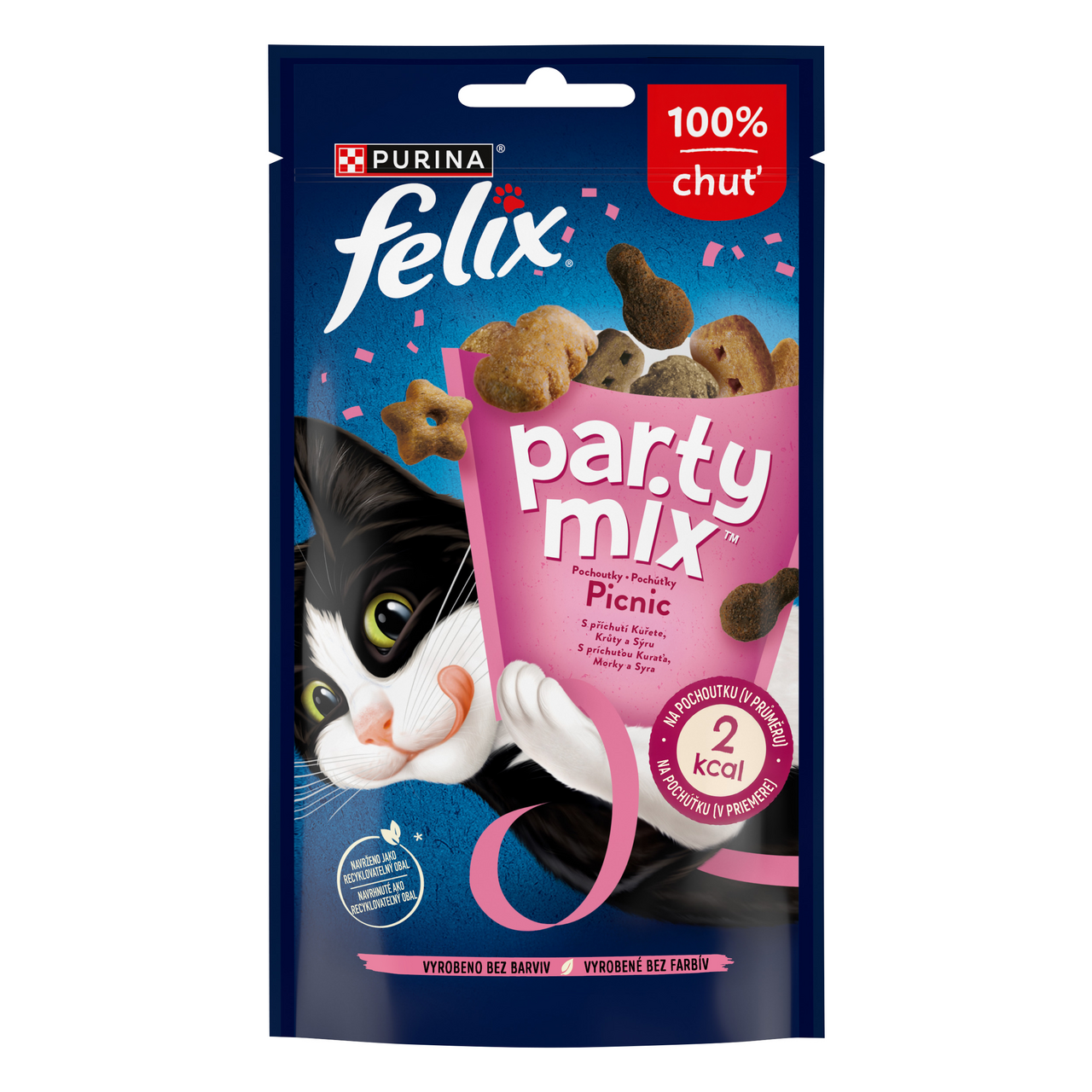 Felix Party Mix pamlsky pro kočky Picnic Mix 60 g