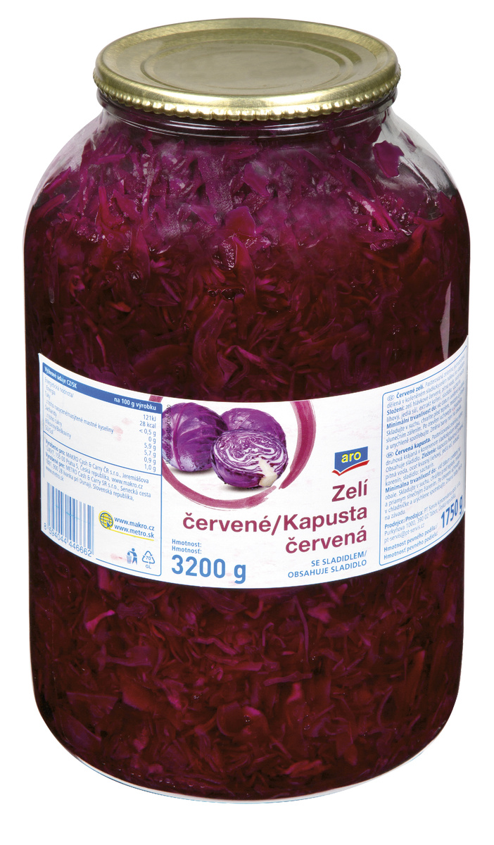 aro Zelí červené 3200 g